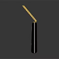 Weapon Featuring Black Body Golden Grid Circular Display And Colorful Buttons