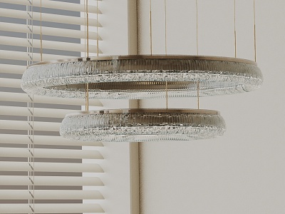 Modern chandelier 3d model