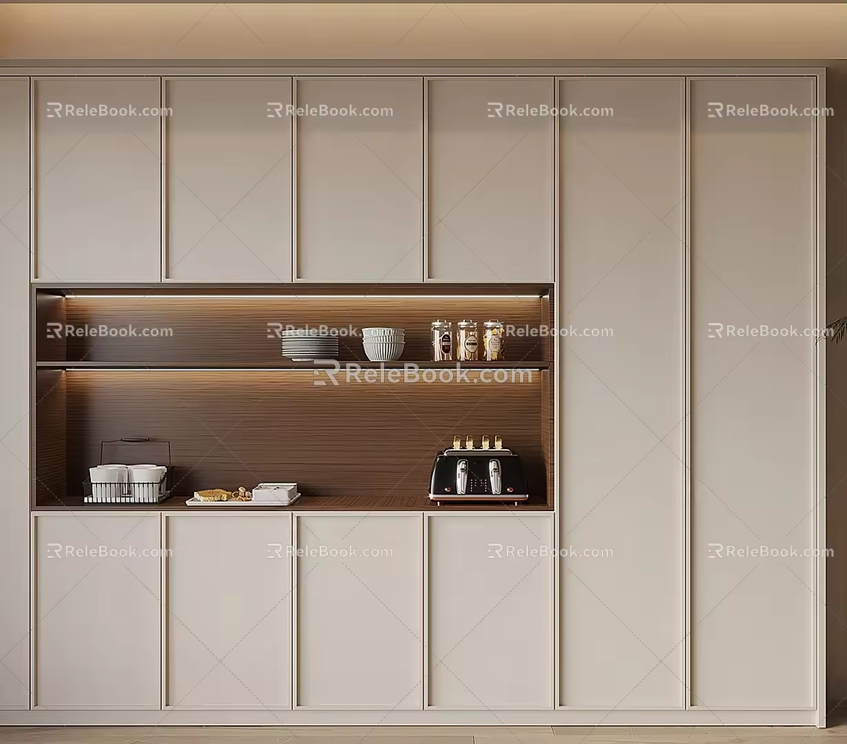 Antique Sideboard 3d model