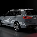 Modern Silver Luxury SUV With Sleek Exterior Design And Alloy Wheels