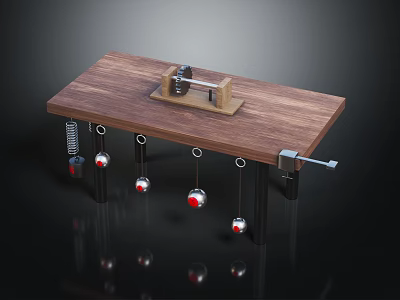 modern magnetizing coil physics experiment coil magnetization 3d model