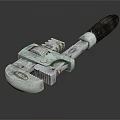 Professional Adjustable Wrench With Metal Body And Black Handle For Hardware Work