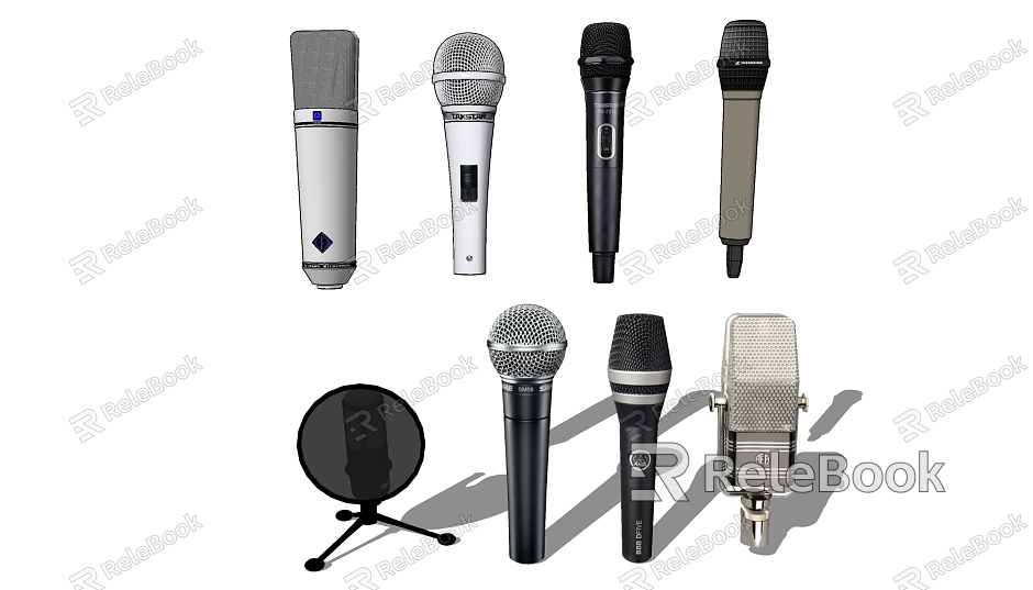 Modern Microphone Mike model