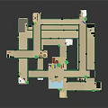 Modern City 3D Model Layout With Roads Buildings Vehicles And Green Areas