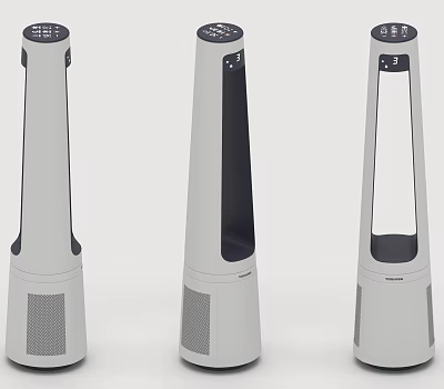 Modern Tower Fans With Sleek Design For Efficient Home Cooling Use 3d model