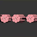 Pink Tubular Medical Devices With Multiple Small Holes For Medical Delivery Applications