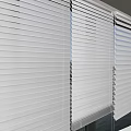 White Horizontal Blinds For Window With Modern Light Filtering Stylish Design