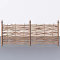 Natural Bamboo Woven Room Divider For Home Interior Space Partition