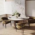 Modern table combination 3d model