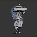 Mecha Warrior Mecha Soldier Machine Armor Mechanical Armor 3d model