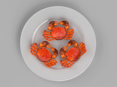 Crab Hairy Crab 3d model Crab Hairy Crab 3d model