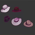 Assorted Stylish Hats In Different Styles For Daily Fashion Accessory