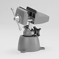 Industrial Vise Equipment With Adjustable Jaws Rotating Handle And Stable Base 3d model