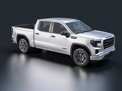 Modern truck pickup truck pickup truck 3d model