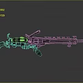 Science Fiction Weapon Future Weapon Science Fiction Equipment Concept Weapon Next Generation Weapon Next Generation Equipment 3d model