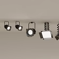 Modern Ceiling Downlights And Spotlights With Various Design Styles And Black Finish
