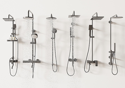 Modern Shower 3d model