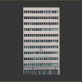 Modern Urban High Rise Building With Glass Windows And Multiple Floors