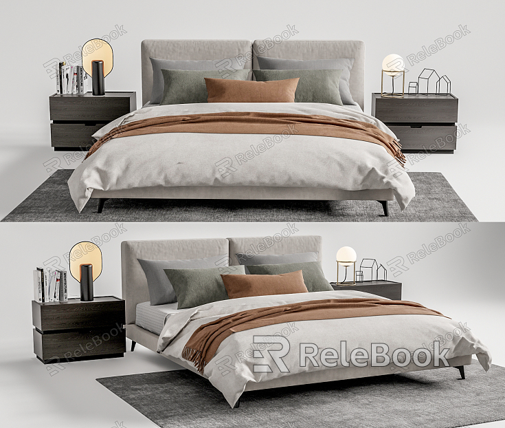 Modern Double Bed model