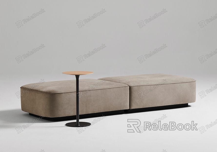 Office Sofa Sofa Combination Sofa Coffee Table model