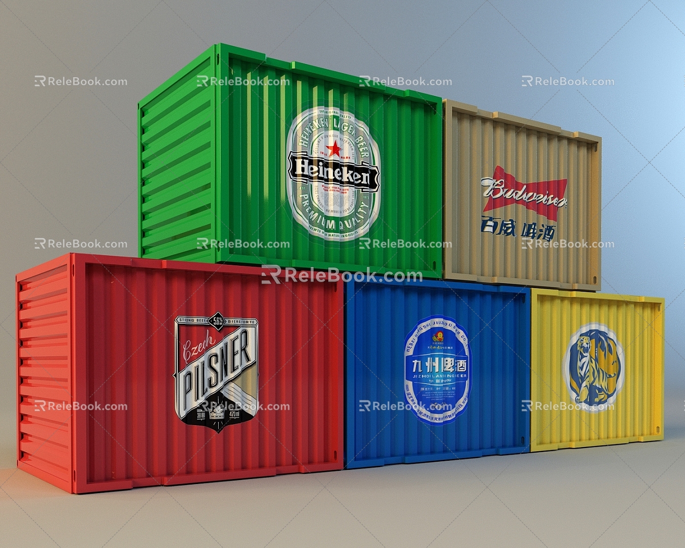 Industrial LOFT Container model