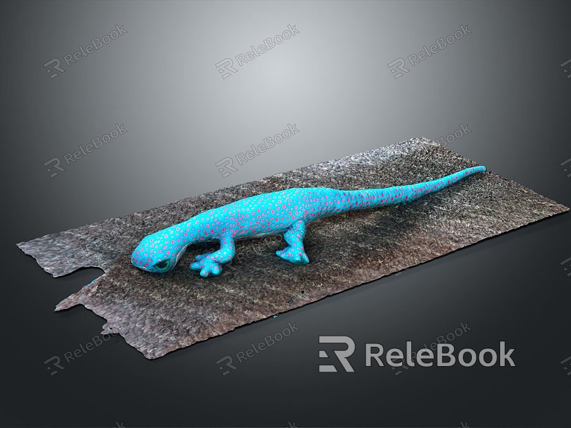 Lizard Anime Lizard Cartoon Lizard Reptile Cold Blooded Animal Reptile Reptile model