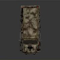 Military Vehicle With Camouflage Paint Armored Design Roof Lights And Off Road Tires