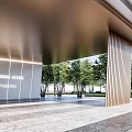 Modern Gate Simple Entrance Gate 3d model