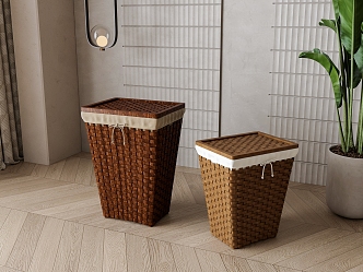 Preparation of storage baskets 3d model