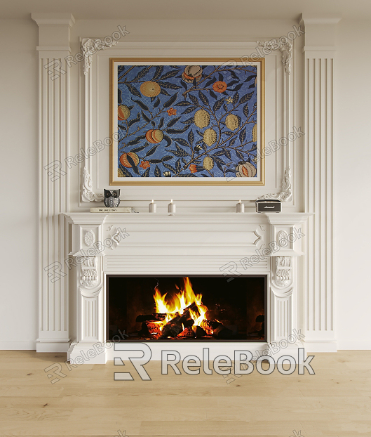 European Fireplace Fireplace Combo model