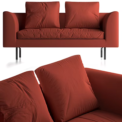 Modern Double Sofa Mel Lounge 3d model