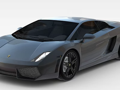 black car 3d model