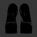 Elegant Gray Platform High Heels Stylish Women's Fashion Footwear Design