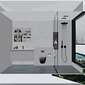 Bathroom Wall Cabinet Featuring Glass Doors LED Lighting And Organized Toiletries Storage