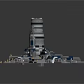 Modern Sci-Fi Equipment Sci-Fi Items Sci-Fi Components High-Tech Components 3d model