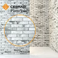 Piatto Gris Brick Wall Design With Textured Detail And Interior Room View