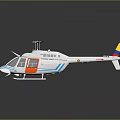 White And Orange Rotor Mars Helicopter Model For Space Exploration Mission 3d model