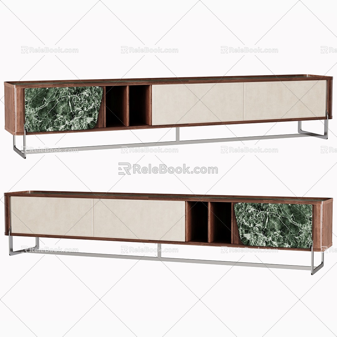 Modern living room TV cabinet 3d model