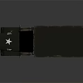 Military Functional Cargo Truck With Star Markings And Railed Bed