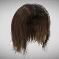 Men's Brown Hair Wig With Natural Strands And Layered Design For Daily Use