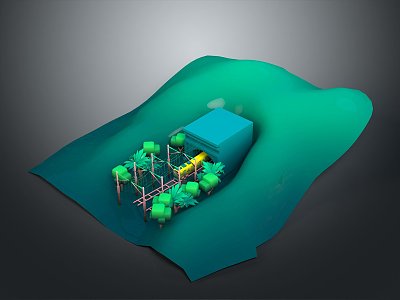 vintage train tunnel steam train carriage locomotive head steam carriage train 3d model