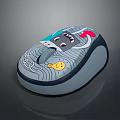 Colorful Cartoon Animal Themed Computer Mouse With Playful Patterns And Design