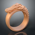 Golden Crocodile Head Design Ring Unique Luxury Jewelry Piece With Statement Accessory Look