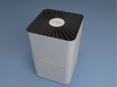 Modern Air Purifier Daily Electrical Appliance With Efficient Filtration And Sleek Design 3d model