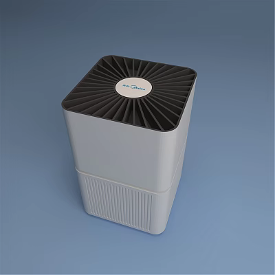 Modern Air Purifier Daily Electrical Appliance With Efficient Filtration And Sleek Design 3d model