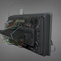 Time Bomb Timing Switch Timer Early Warning Radar Electronic Button Key Low Face Number Low Model Simple Model Game Sub-era Movie Level Realism 3d model
