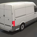 Automobile Volkswagen Commercial Vehicle Volkswagen Commercial Vehicle Van Seven-seater Vehicle Van Low-model Commercial Vehicle Low-model Simple-model Vehicle Low-surface Counting Vehicle 3d model