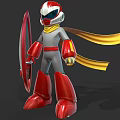 Modern game character small hero 3d model