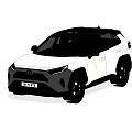 Toyota RAV4 SUV White Exterior With Black Roof And Modern Design