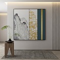 New Chinese Decorative Painting 3d model